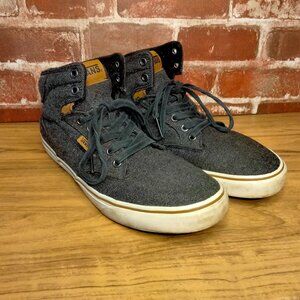 Vans Mens Shoes Size 9.5 High Top Sneakers Gray